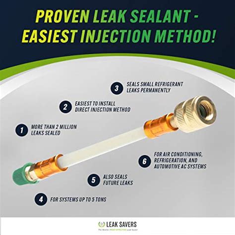 hvac leak sealer|Leak Saver® Air Conditioning Refrigerant Leak Sealants